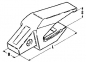 Preview: Zahnhalter /Adapter System Caterpillar 60-65 480x105x66 mm EF 107-3554